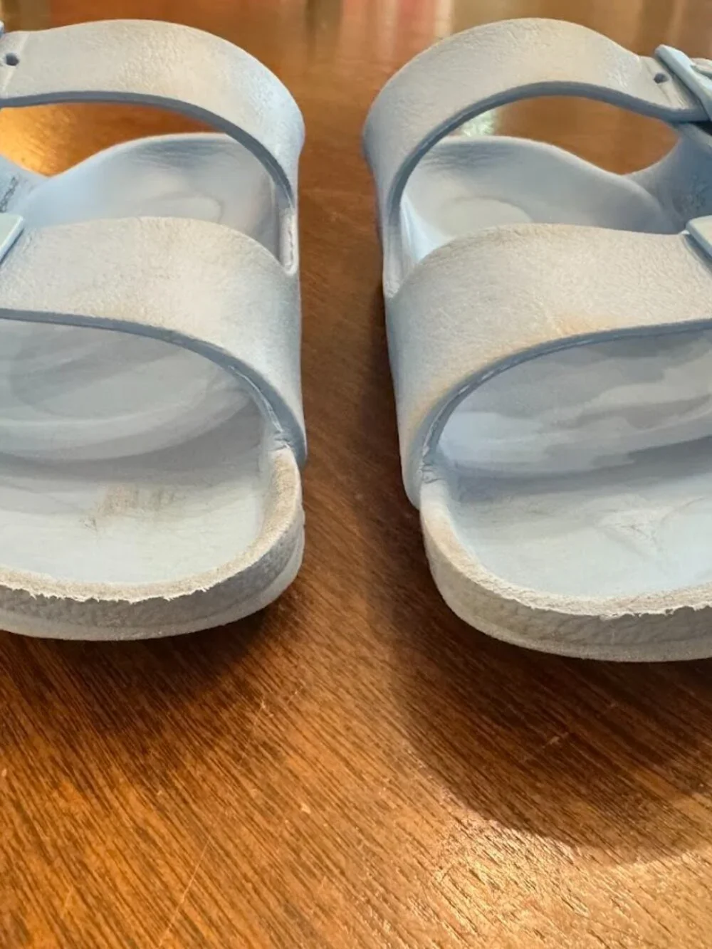 Birkenstock Kids Arizona EVA Sandals Blue Slip-On Size 32 EU (1 US) Waterproof